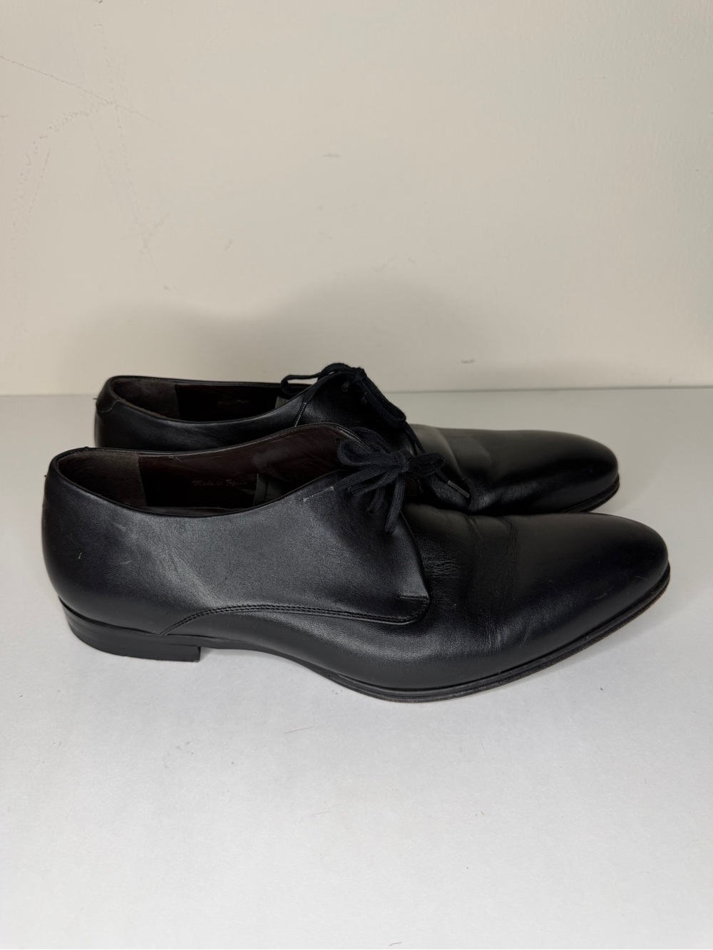 maison forte Oxfords Dress Shoes Men Size 11M Black Leather Made In Spain